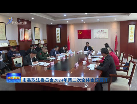 市委政法委员会2024年第二次全体会议召开【威海广电讯】